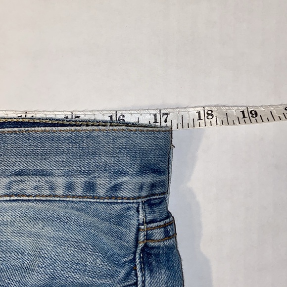 Lucky Brand Women’s Size 12 / 31 Sugar Baby Crop Denim Blue Jeans - Picture 11 of 14